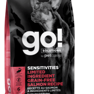 Petcurean GO! Solutions Sensitivities Limited Ingredient Grain Free Salmon Recipe Dry Dog Food - 22 lb Bag