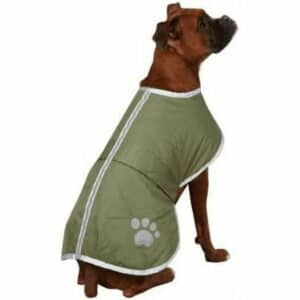 Polyester Dog Blanket Coat Small Chive