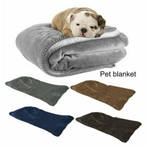 RuiJY Pet Bed Multipurpose Water Proof Soft Comfortable Cold Protection Keep Warm Polyester Lamb Fleece Dog Blanket for All Seasons