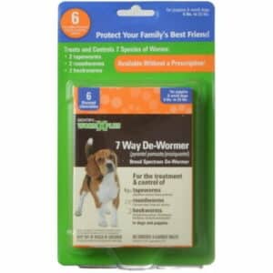 Sentry Worm X Plus 7 Way De-Wormer Broad Spectrum for Puppies and Small Dogs