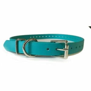 Sparky Pet Co 3/4 Biothane Replacement Roller Buckle Dog Collar E Collar Sport Dogs (Teal)