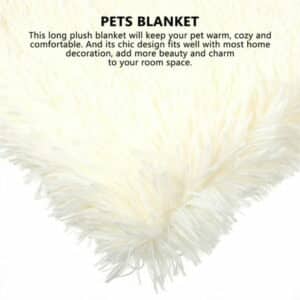 pets blanket Dog Blanket Pet Warm Long Plush Sleep Blanket Mat Bed Nest Pad Cushion