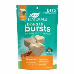 Ark Naturals Ark Naturals Breath Bursts Brushless Toothpaste Soft Dog Treats, Cinnamon | 4 oz