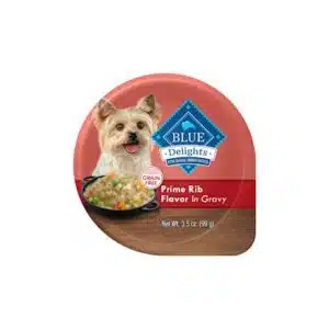 Blue Buffalo Divine Delights Small Breed Prime Rib in Gravy Dog Food Cup 3.5-oz, case of 12