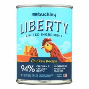 Buckley 12.5 oz Liberty Wet Food Chicken Recipe for Dogs