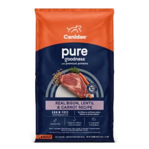 Canidae Pure Goodness Real Bison Lentil & Carrot Recipe Dry Dog Food - 21 lb Bag