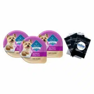 Delights Small Breed Top Sirloin Flavor Wet Dog Food for Adult Dogs Grain-Free - 3 pack - 3.5 oz per pack - plus 3 My Outlet Mall Resealable Storage Pouches
