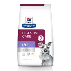 Hill's Prescription Diet i/d Low Fat Digestive Care Dry Dog Food 17.6 lb Bag, Chicken Flavor