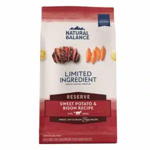 Natural Balance Limited Ingredient Reserve Grain Free Sweet Potato & Bison Recipe Dry Dog Food - 12 lb Bag