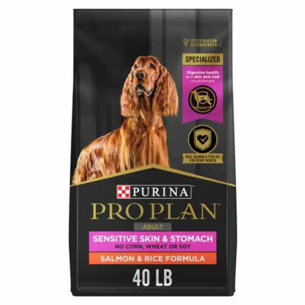 Purina Pro Plan Purina Pro Plan Sensitive Skin And Stomach Salmon And Rice Formula Dry Dog Food | 40 lb