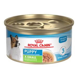 Royal Canin Size Health Nutrition X-Small Puppy Thin Slices in Gravy Wet Dog Food - 3 oz, case of 24