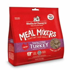 Stella & Chewy s Meal Mixers Tantalizing Turkey Grain-Free Dry Dog Food Topper 9 oz