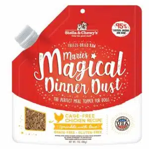 Stella & Chewy's MarieS Magical Dinner Dust Cage Free Chicken Recipe Dog Food Topper | 7 oz