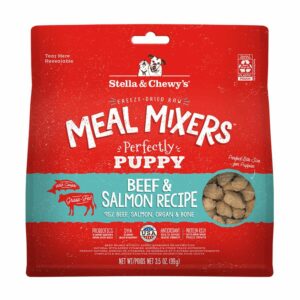 Stella & Chewy's Stella & ChewyS Freeze Dried Raw Meal Mixers Perfectly Puppy Beef & Salmon Recipe Dog Food Topper | 18 oz