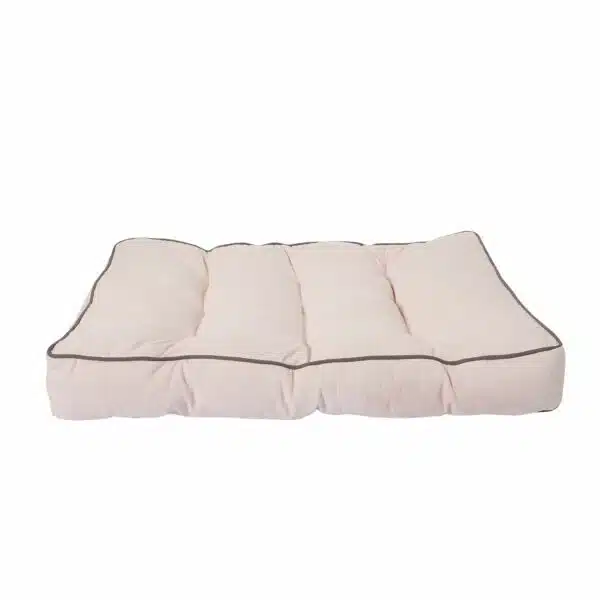 Top Paw Classic Grey Tufted Dog Bed in Blush | Polyester PetSmart