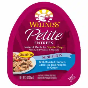 Wellness Wellness Petite Entrees Mini Filets With Roasted Chicken, Carrots & Red Peppers In Gravy Small Breed Wet Dog Food | 3 o