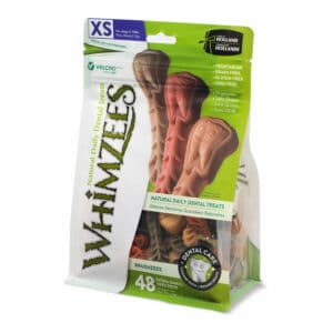 Whimzees Whimzees Breshzees Grain Free Dog Dental Treats, Xs For Dogs 5 15 Lbs | 48 ct