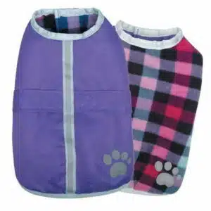 Zack & Zoey UM210 10 79 NorEaster Dog Blanket Coat Purple - Extra Small