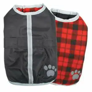 Zack & Zoey UM210 14 17 NorEaster Dog Blanket Coat Black - Small & Medium
