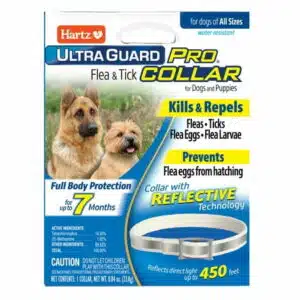 (3 pack) Hartz UltraGuard Pro Reflective Flea & Tick Collar for Dogs and Puppies 7 Months Protection 1ct