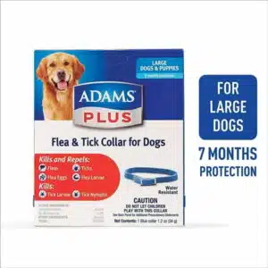 Adams Plus Flea Tick Collar for Large Dogs Puppies
