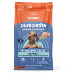Canidae Pure Petite Premium Recipe Puppy with Chicken & Wholesome Grains Dry Dog Food - 4 lb Bag