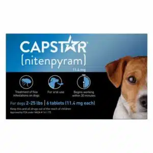 Capstar Flea Tablets for Small Dogs 5-25 lb Bags - 6-ct