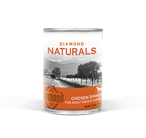 Diamond Naturals Chicken Dinner All Life Stages Canned Dog Food - 13.2 oz, case of 12