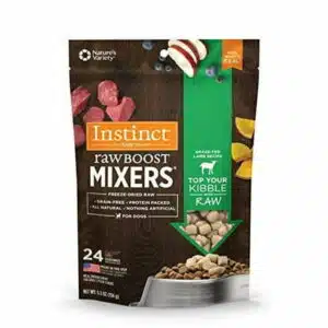 Freeze Dried Raw Boost Mixers Grain Free Grass Fed Lamb Recipe All Natural Dog Food Topper 5.5 Oz. Bag