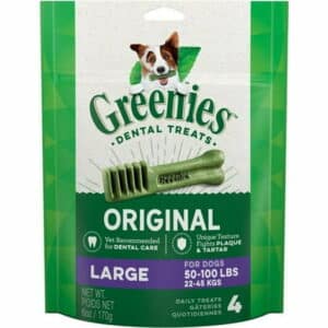 Greenies Large Dental Dog Treats [Dog Treats Packaged] 4 count