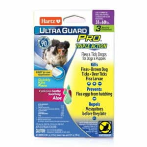 Hartz UltraGuard Pro Flea And Tick Treatment For Large Dogs 30-60lbs 3 Monthly Treatments