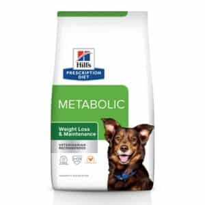 Hill's Prescription Diet Metabolic Chicken Flavor Dry Dog Food 7.7 lb Bag, Chicken