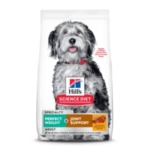 Hill's Science Diet Adult Perfect Weight & Joint Support Chicken Recipe Dry Dog Food - 25 lb Bag