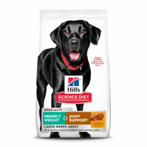 Hill's Science Diet Adult Perfect Weight & Joint Support Large Breed Dry Dog Food Chicken Recipe - 25 lb Bag