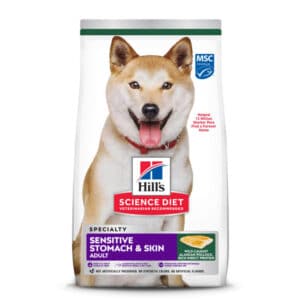 Hill's Science Diet Adult Sensitive Stomach & Skin Pollock Meal, Barley & Insect Meal Recipe Dry Dog Food - 12 lb Bag