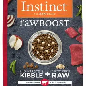Instinct Raw Boost Grain Free Recipe with Real Beef Natural Dry Dog Food - 20 lb Bag