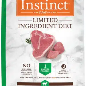 Limited Ingredient Diet Adult Grain Free Recipe with Real Lamb Natural Dry Dog Food - 40 lb Bag (2 x 20 lb Bag)