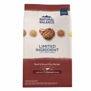 Natural Balance Limited Ingredient Beef & Brown Rice Recipe Dry Dog Food - 22 lb Bag