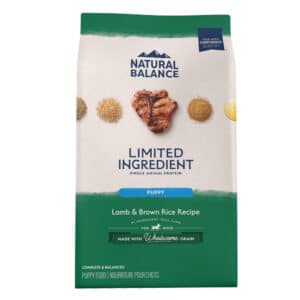 Natural Balance Limited Ingredient Lamb & Brown Rice Puppy Recipe Dry Dog Food - 12 lb Bag