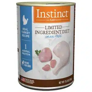 Nature's Variety Instinct Grain Free LID Turkey Canned Dog Food 13.2-oz, case of 6