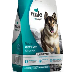 Nulo FreeStyle Limited+ Grain Free Salmon Recipe Puppy & Adult Dry Dog Food - 22 lb Bag