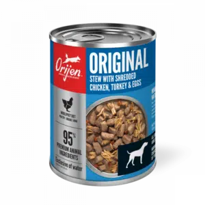ORIJEN Real Meat Shreds, Grain-free, Original Stew, Premium Wet Dog Food - 12.8 oz,case of 12