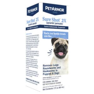 PetArmor Sure Shot 2X Liquid Wormer Dog - 2 oz