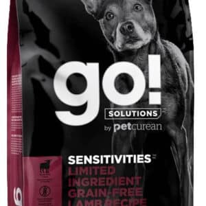 Petcurean GO! Solutions Sensitivities Limited Ingredient Lamb Recipe Dry Dog Food - 22 lb Bag