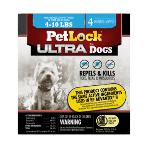 Petlock Ult Max Flea & Tick for Dogs - 4-ct, xlarge dog