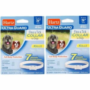 Ultraguard Flea and Tick Large Dog Collar 26 - White (Pack of 2)