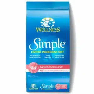 Wellness Simple Grain Free Natural Limited Ingredient Diet Salmon & Potato Recipe Dry Dog Food - 24 lb Bag