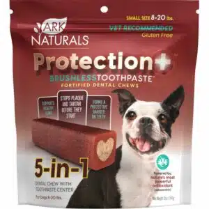 Ark Naturals Protection+ Brushless Toothpaste Dental Chew Dog Treat | 1M