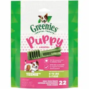 Greenies Grenies Puppy Teenie Size Natural Dental Dog Treats | 22 ct