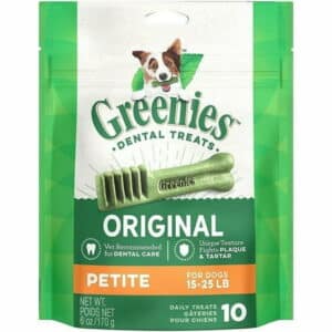 Greenies Petite Dental Dog Treats [Dog Treats Packaged] 10 count